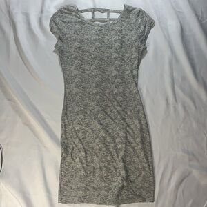 Hot Kiss Grey  Short Sleeve Dress